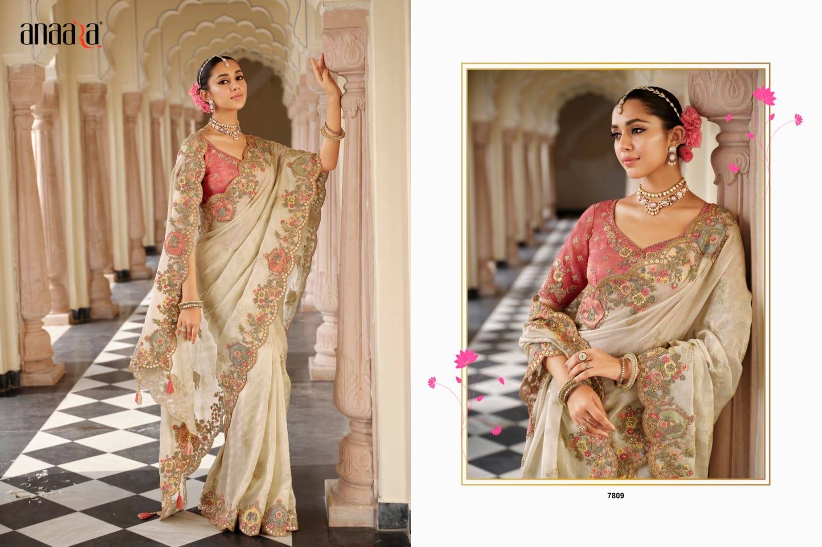 Anaara 7801 Series By Tathastu 7801 To 7812 Series Indian Traditional Bridal Wear Collection Beautiful Stylish Fancy Colorful Party Wear & Occasional Wear Silk Sarees At Wholesale Price
